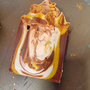 2 Handmade sandalwood heavy scented large handmade soap bars